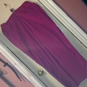 Med couture E-Z Flex purple scrub pants